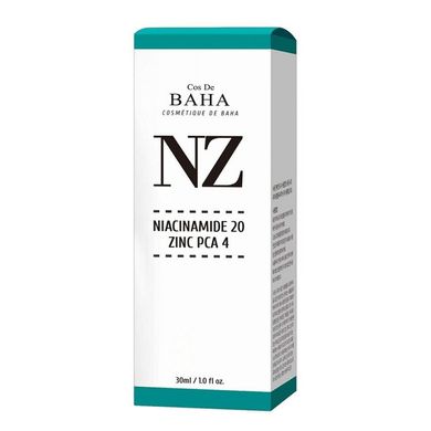 Сироватка з ніацинамідом та цинком Cos De Baha Niacinamide 20% + Zinc 4% 30 мл - основне фото