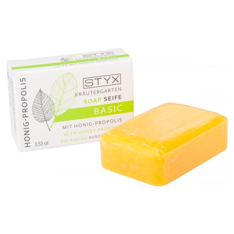 Мыло «Мёд-прополис» STYX Naturcosmetic Kräutergarten Basic Soap With Honey-Propolis 100 г - основное фото
