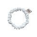 Тонка біла резинка для волосся із натурального шовку Mon Mou Silk Hair Band White - додаткове фото