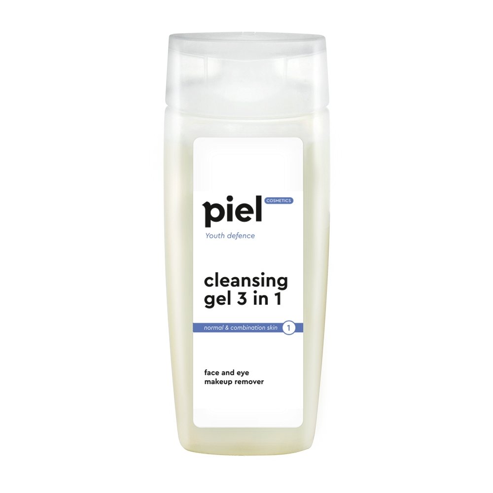 Гель-демакияж для нормальной и комбинированной кожи Piel Cosmetics Cleansing Gel 3 in 1 Face & Aye Makeup Remover 200 мл - основное фото