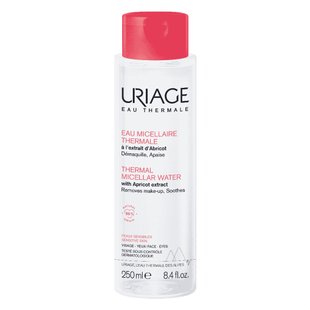 Термальная мицеллярная вода для чувствительной кожи Uriage Thermal Micellar Water with Apricot Extract 250 мл - основное фото