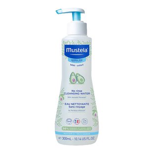 Детская очищающая вода с авокадо Mustela Bebe-Enfant No-Rinse Baby Cleansing Water with Avocado 300 мл - основное фото