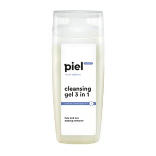 Гель-демакияж для нормальной и комбинированной кожи Piel Cosmetics Cleansing Gel 3 in 1 Face & Eye Makeup Remover 200 мл - основное фото