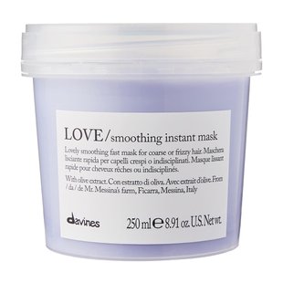 Маска для миттєвого розгладження та пом'якшення волосся Davines Essential Haircare Love Smoothing Instant Mask 250 мл - основне фото