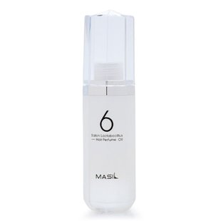 Олія для гладкості та блиску волосся Masil 6 Salon Lactobacillus Hair Perfume Oil (Light) 66 мл - основне фото