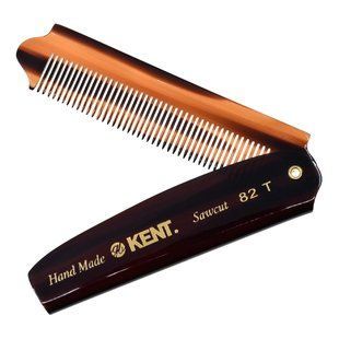 Складной гребешок для волос Kent Brushes Handmade Folding Comb Fine Hair 190 мм - основное фото