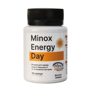 Витамины для повышения энергии MinoX Energy Day 30 шт - основное фото