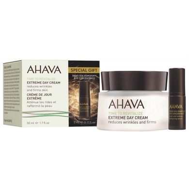 Набір: денний розладжувальний крем + сироватка для шкіри навколо очей Ahava Time to Revitalize Kit - основне фото