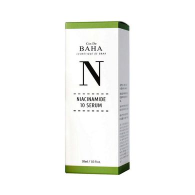 Сироватка з ніацинамідом та цинком Cos De Baha Niacinamide 10% + Zinc 1% Serum 30 мл - основне фото