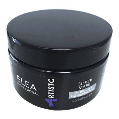 Тонирующая серебристая маска для нейтрализации желтизны Elea Professional Artisto Blond Collection Silver Mask 250 мл - основное фото