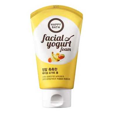 Йогуртова піна для вмивання Happy Bath Moisture Facial Yogurt Foam 120 мл - основне фото