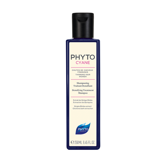 Укрепляющий шампунь PHYTO Phytocyane Shampooing Traitant Densifiant 250 мл - основное фото