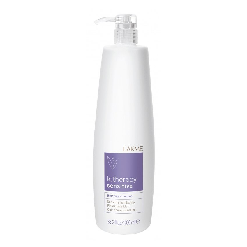Шампунь для чувствительной кожи головы Lakme K.Therapy Sensitive Relaxing Shampoo 1000 мл - основное фото