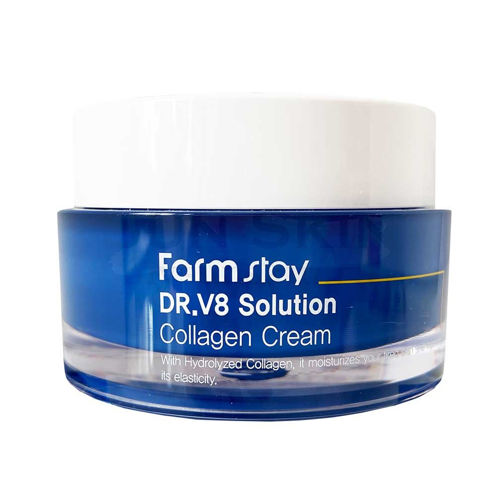 Інтенсивно зволожувальний крем з колагеном Farmstay Dr. V8 Solution Collagen Cream 50 мл - основне фото