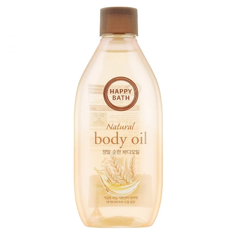 Питательное масло для тела Happy Bath Natural Body Oil Real Mild 250 мл - основное фото