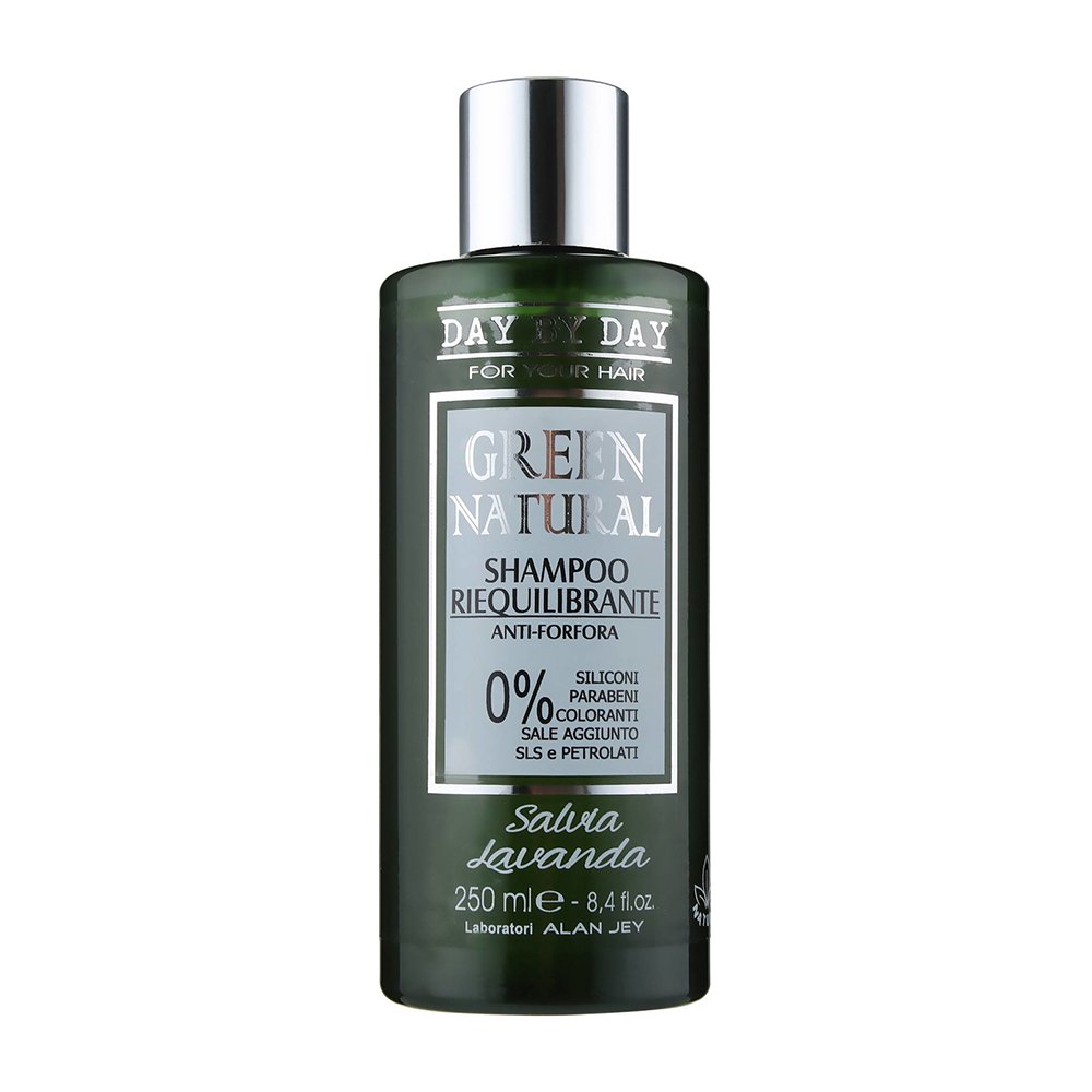 Ребалансирующий шампунь против перхоти Alan Jey Green Natural Shampoo Riequilibrante 250 мл - основное фото