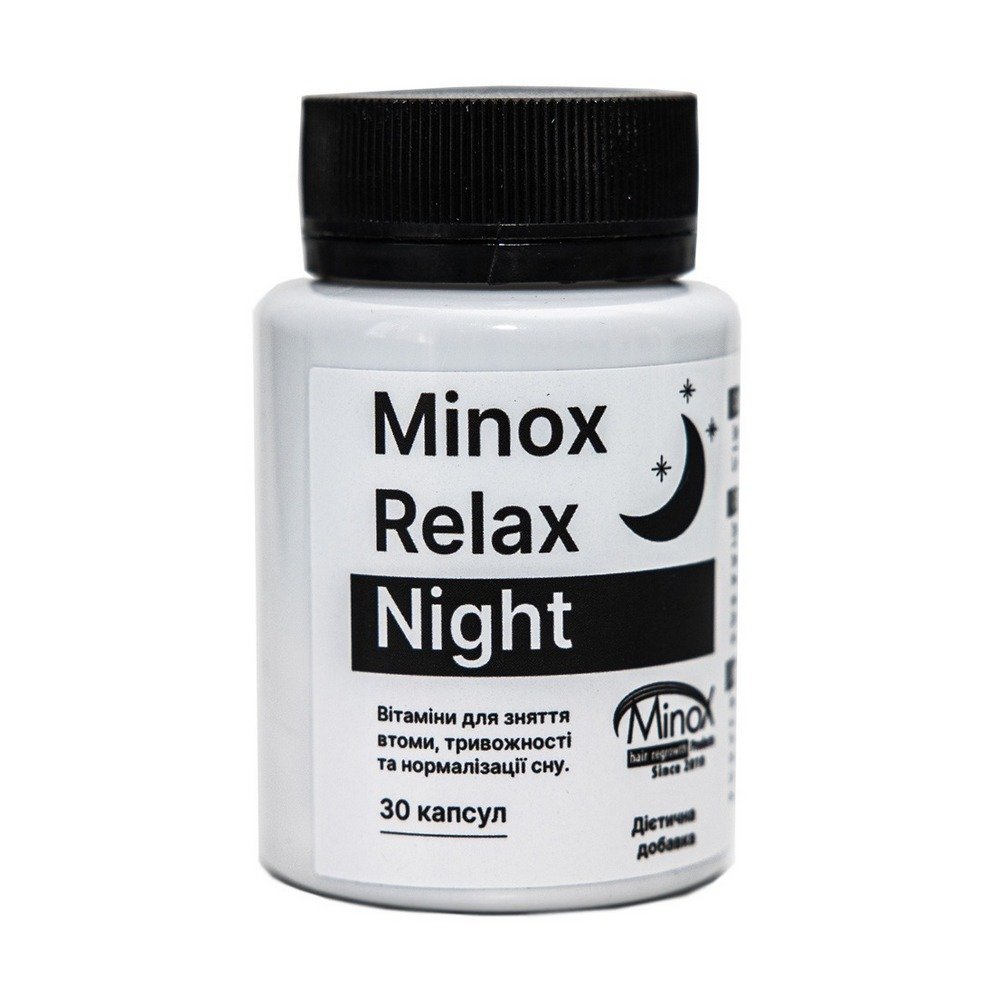 Витамины для нормализации сна MinoX Relax Night 60 шт - основное фото