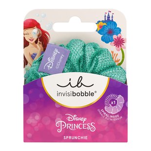 Детская зелёная резинка для волос "Ариэль" Invisibobble SPRUNCHIE Kids Disney Ariel - основное фото