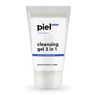 Гель для вмивання нормальної та комбінованої шкіри Piel Cosmetics Cleansing Gel 3 in 1 Prevent Irritation & Matte 150 мл - основне фото