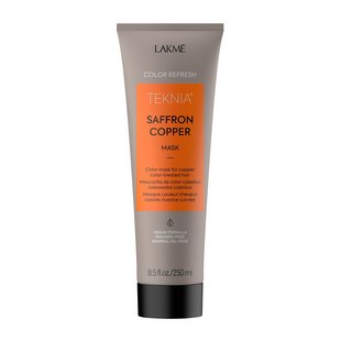 Маска для оновлення кольору мідних відтінків волосся Lakme Teknia Color Refresh Saffron Copper Mask 250 мл - основне фото