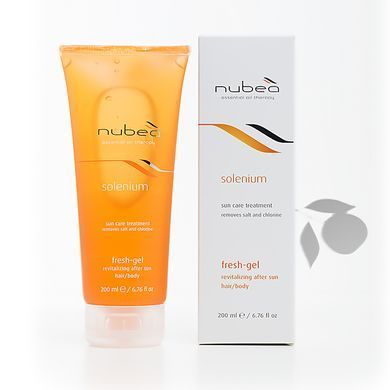 % Ревитализирующий очищающий фреш-гель для волос и тела Nubea Solenium Fresh-Gel Revitalizing After Sun HairBody 200 мл - основное фото