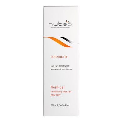 % Ревитализирующий очищающий фреш-гель для волос и тела Nubea Solenium Fresh-Gel Revitalizing After Sun HairBody 200 мл - основное фото
