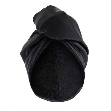 Двухсторонее полотенце-тюрбан для деликатной сушки волос Mon Mou Hair Turban Black - основное фото