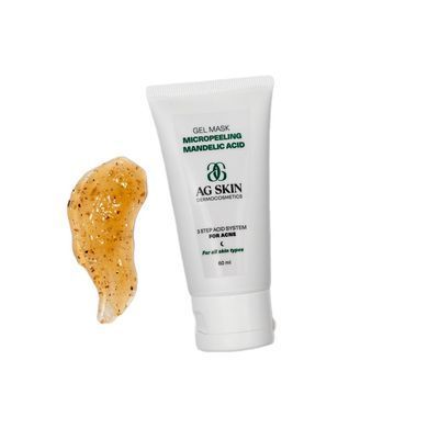 Гель-маска с миндальной кислотой AG SKIN 3 Step Acid System For Acne Gel Mask Micropeeling Mandelic Acid 60 мл - основное фото