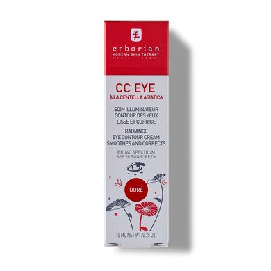Коригувальний крем для шкіри навколо очей Erborian CC Eye A La Centella Asiatica SPF 20 Dore 10 мл - основне фото