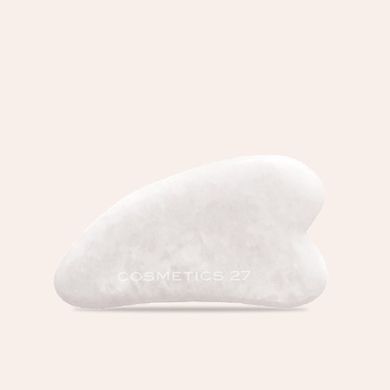 Масажний гуаша для обличчя з білого нефриту Cosmetics 27 Gua Sha Face Massage Tool - основне фото