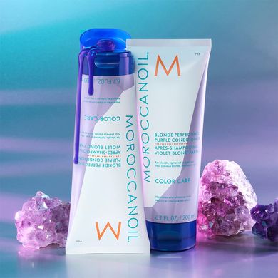 Оттеночный кондиционер для светлых волос Moroccanoil Blonde Perfecting Purple Conditioner 200 мл - основное фото