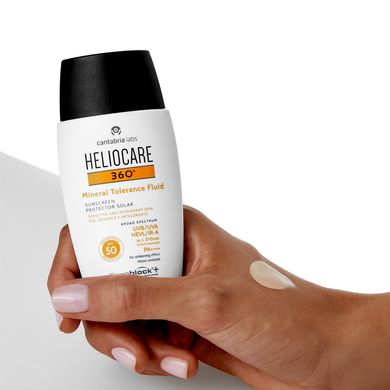 Сонцезахисний мінеральний флюїд для чутливої шкіри Cantabria Labs Heliocare 360 ​​Mineral Tolerance Fluid SPF 50 50 мл - основне фото