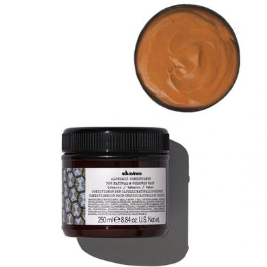 Світло-коричневий відтінковий кондиціонер для посилення кольору Davines Alchemic Color-Enhancing Tobacco Conditioner For Light Brown Hair 250 мл - основне фото