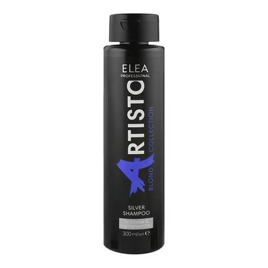 Тонирующий серебристый шампунь для нейтрализации желтизны Elea Professional Artisto Blond Collection Silver Shampoo 300 мл - основное фото