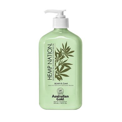 Увлажняющий лосьон для продления загара Australian Gold Hemp Nation Agave & Lime Tan Extender 535 мл - основное фото