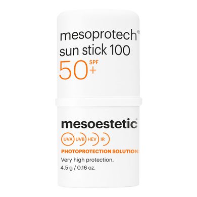 Відновлювальний локальний сонцезахисний стік Mesoestetic Mesoprotech Sun Protective Repairing Stick 100 SPF 50 4,5 г - основне фото