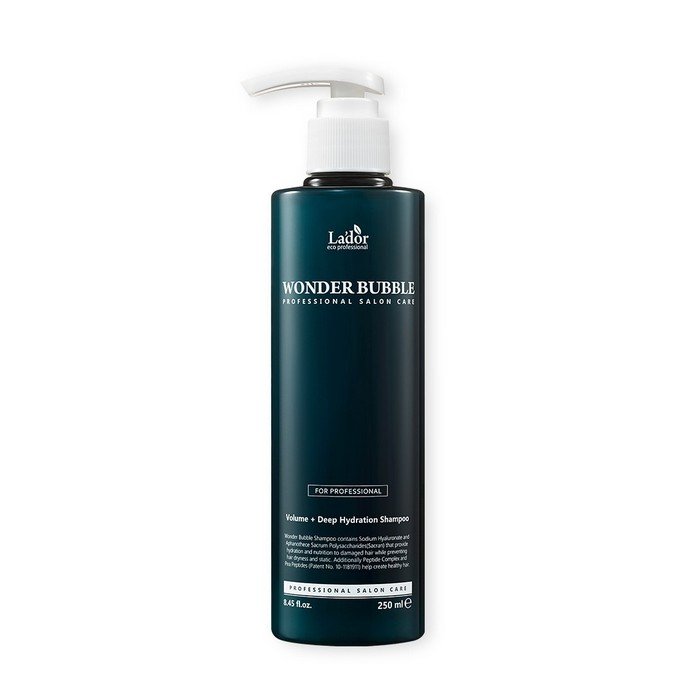 Увлажняющий шампунь для объёма и гладкости волос La`dor Wonder Bubble Shampoo 250 мл - основное фото