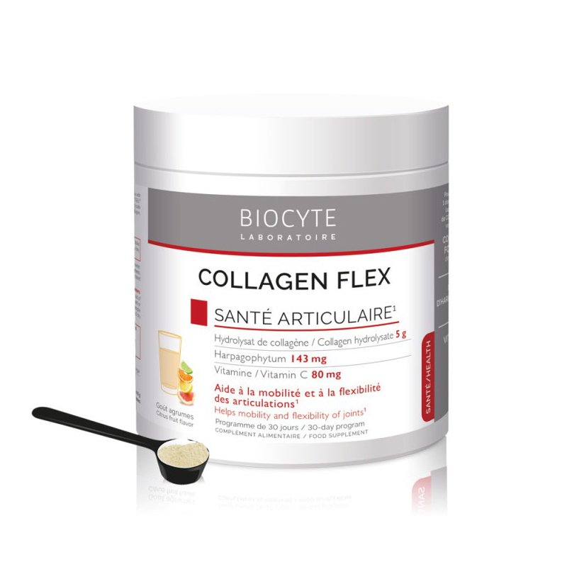 Пищевая добавка BIOCYTE Collagen Flex с биопептидами коллагена 30х8 шт - основное фото