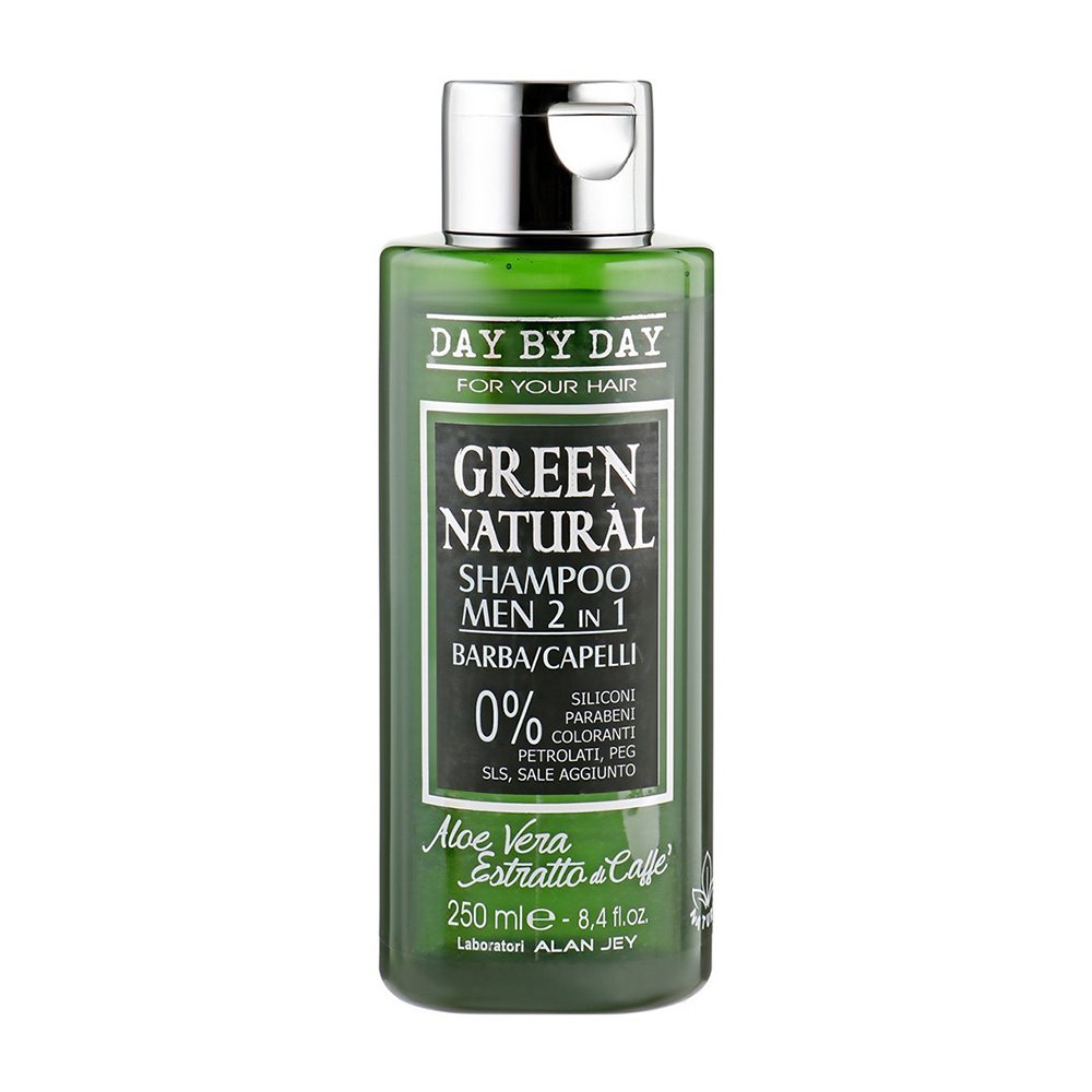 Мужской шампунь 2 в 1 Alan Jey Green Natural Shampoo 2 In 1 250 мл - основное фото