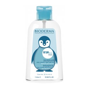 Детская мицеллярная вода BIODERMA ABCDerm H2O Micellaire Solution 1000 мл - основное фото