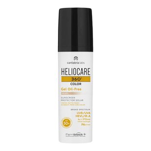 Тональный солнцезащитный гель со светлым оттенком Cantabria Labs Heliocare 360 ​​Color Gel Oil-Free Sunscreen SPF 50+ Pearl 50 мл - основное фото