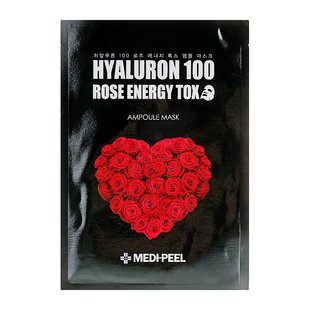 Омолаживающая маска с розой MEDI-PEEL Hyalurone 100 Rose Energy Tox 30 мл - основное фото