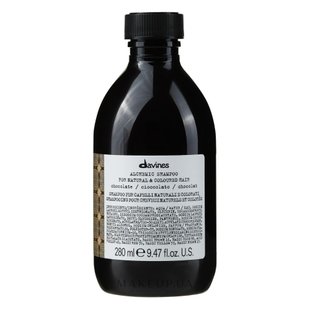 Шоколадный оттеночный шампунь для усиления цвета Davines Alchemic Chocolate Shampoo For Brown And Black Hair 280 мл - основное фото