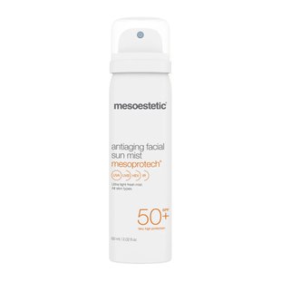 Солнцезащитный спрей для лица с антивозрастным эффектом Mesoestetic Sun Antiaging Facial Mist SPF 50 60 мл - основное фото