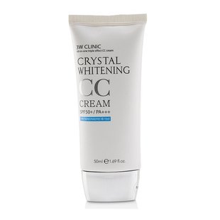 CC крем осветляющий с ниацинамидом 3W CLINIC Crystal Whitening CC Cream SPF 50+ 50 мл - основное фото