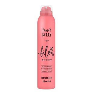 Сухой шампунь для волос «Клубника с кокосовыми сливками» Bilou Fancy Berry Dry Shampoo 200 мл - основное фото