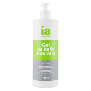 Увлажняющий гель для душа с экстрактом алоэ вера с дозатором Interapothek Gel De Bano Aloe Vera Con Dosificador 750 мл - основное фото