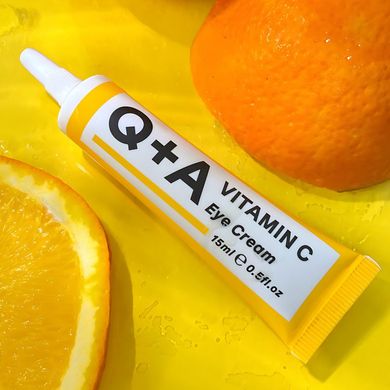 Крем для шкіри навколо очей з вітаміном C Q+A Vitamin C Eye Cream 15 мл - основне фото