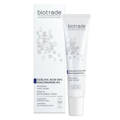 Крем для проблемної шкіри з азелаїновою кислотою та ніацинамідом Biotrade Intensive Care Cream 30 мл - основне фото