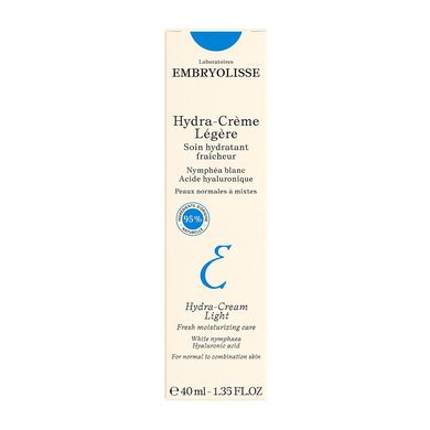 Легкий зволожувальний крем для обличчя Embryolisse Laboratories Hydra-Cream Light 40 мл - основне фото